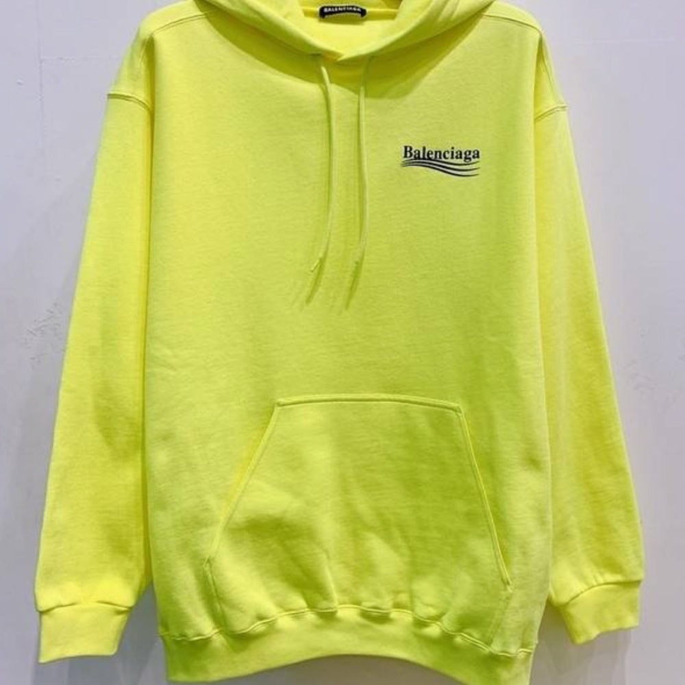 Balenciaga Yellow Hoodie for Men